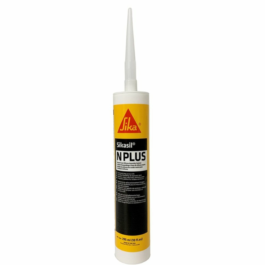 Adhesives & Sealants SIKA | Sikasil N-Plus Silicone Sealant, 295 Ml, White