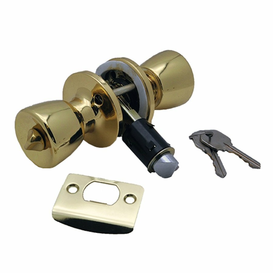 Locks AP Products | Interior Entry Lock, Polished Brass