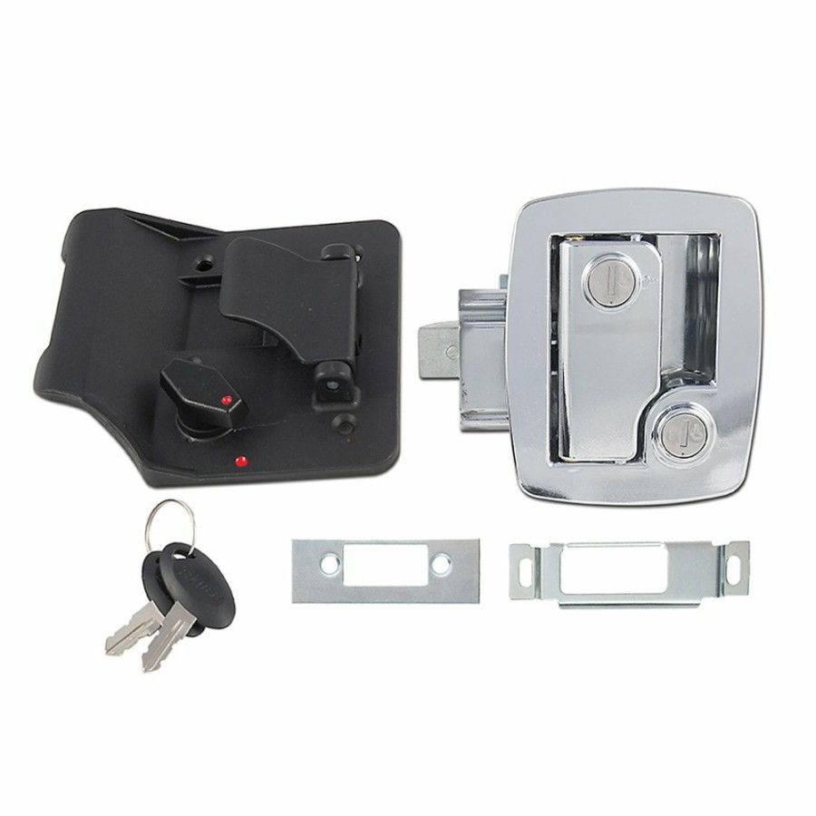 Locks AP Products | Bauer Key'D-A-Like Towable Lock W/Keys, Chrome