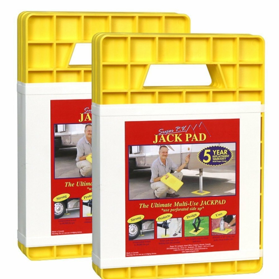 Accessories AP Products Jack Pads | Super Dolly Rv Jack Pads, 4 Pack, 10 X 14 X 3/4