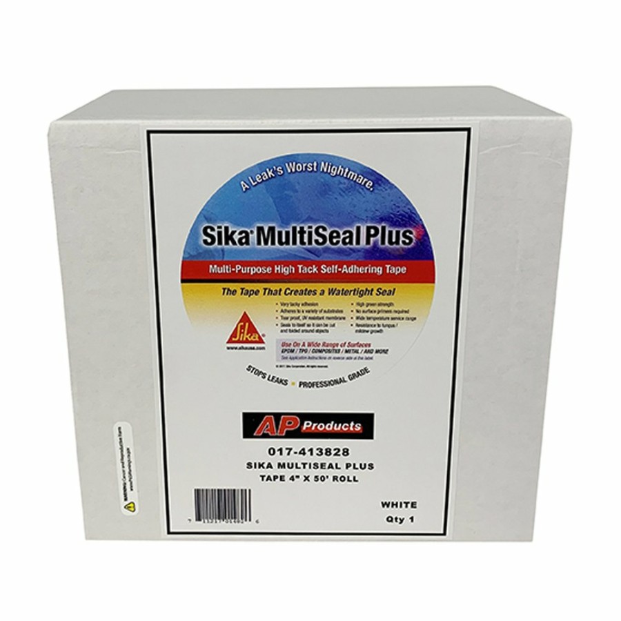 Adhesives & Sealants SIKA | Sika Multiseal Plus Tape, White, Membrane 4 X 50