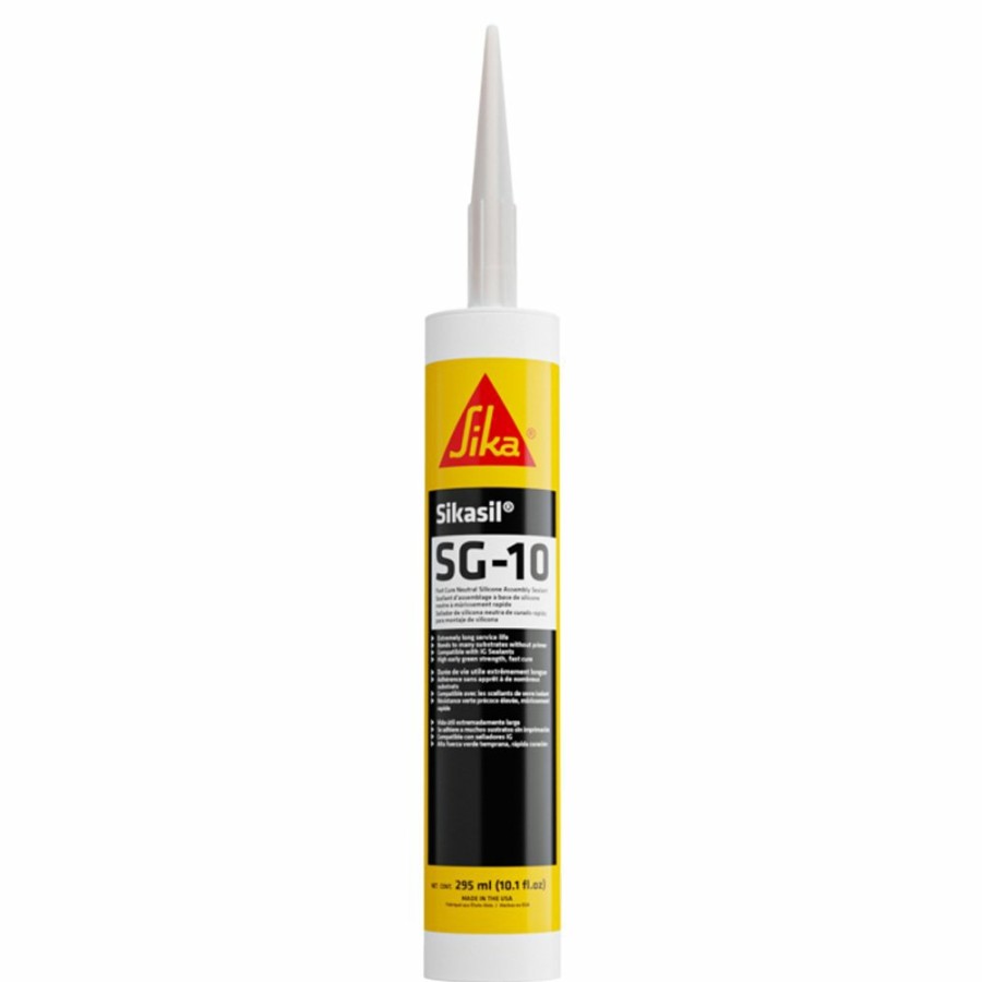 Adhesives & Sealants SIKA | Sikasil Sg-10 Silicone Sealant, 295 Ml, Clear