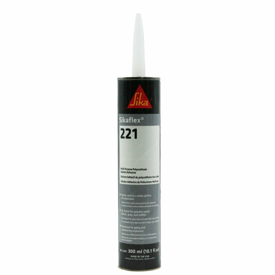 Adhesives & Sealants SIKA | Sikaflex 221 Sealant, 300 Ml, Black