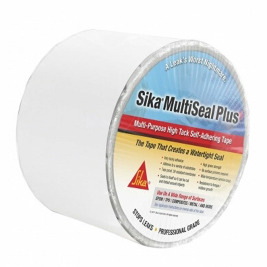 Adhesives & Sealants SIKA | Sika Multiseal Plus Tape, 4 X 25 Roll, White