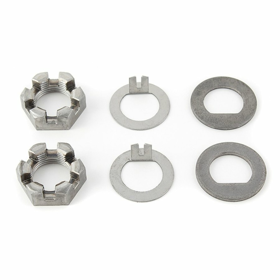 Running Gear & Brakes AP Products | D-Flat & Tang Washers, 6 Slot Nut 1 , 2 Pack