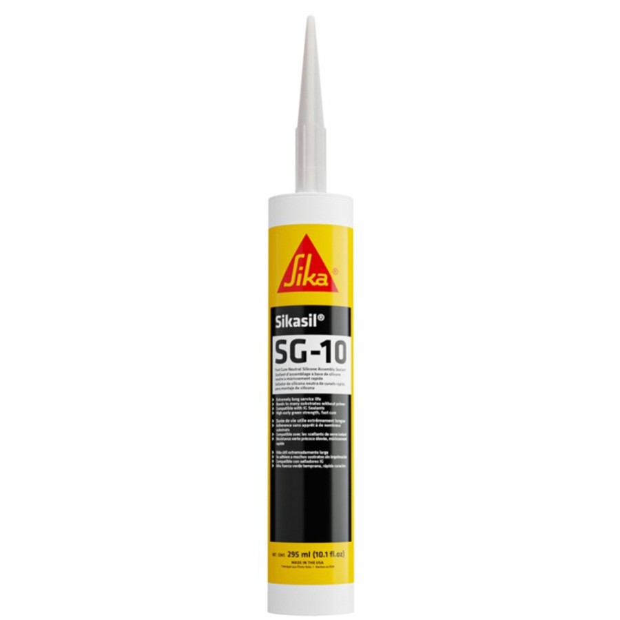 Adhesives & Sealants SIKA | Sikasil Sg-10 Silicone Sealant, 295 Ml, White